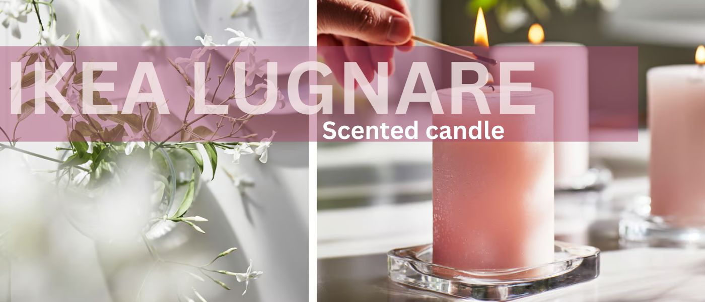 ست سه عددی شمع معطر ایکیا مدل IKEA LUGNARE